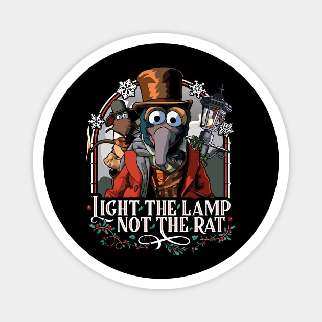 Muppet Christmas Carol - Light the Lamp Not the Rat Magnet by RetroReview